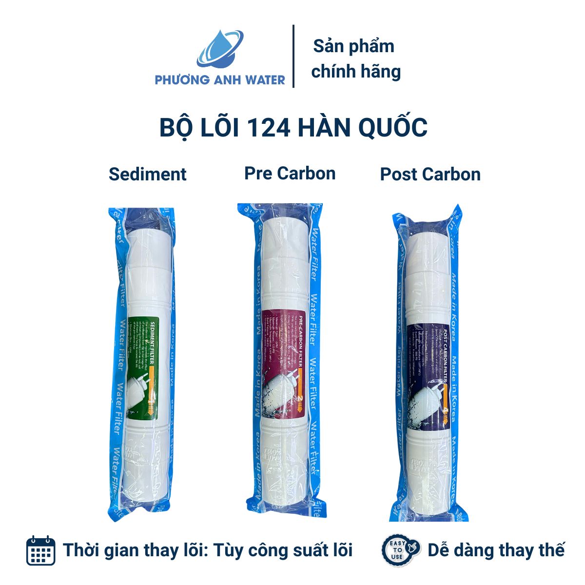 Bộ lõi lọc UF Hàn Quốc đúc nối nhanh kiểu I và kiểu U