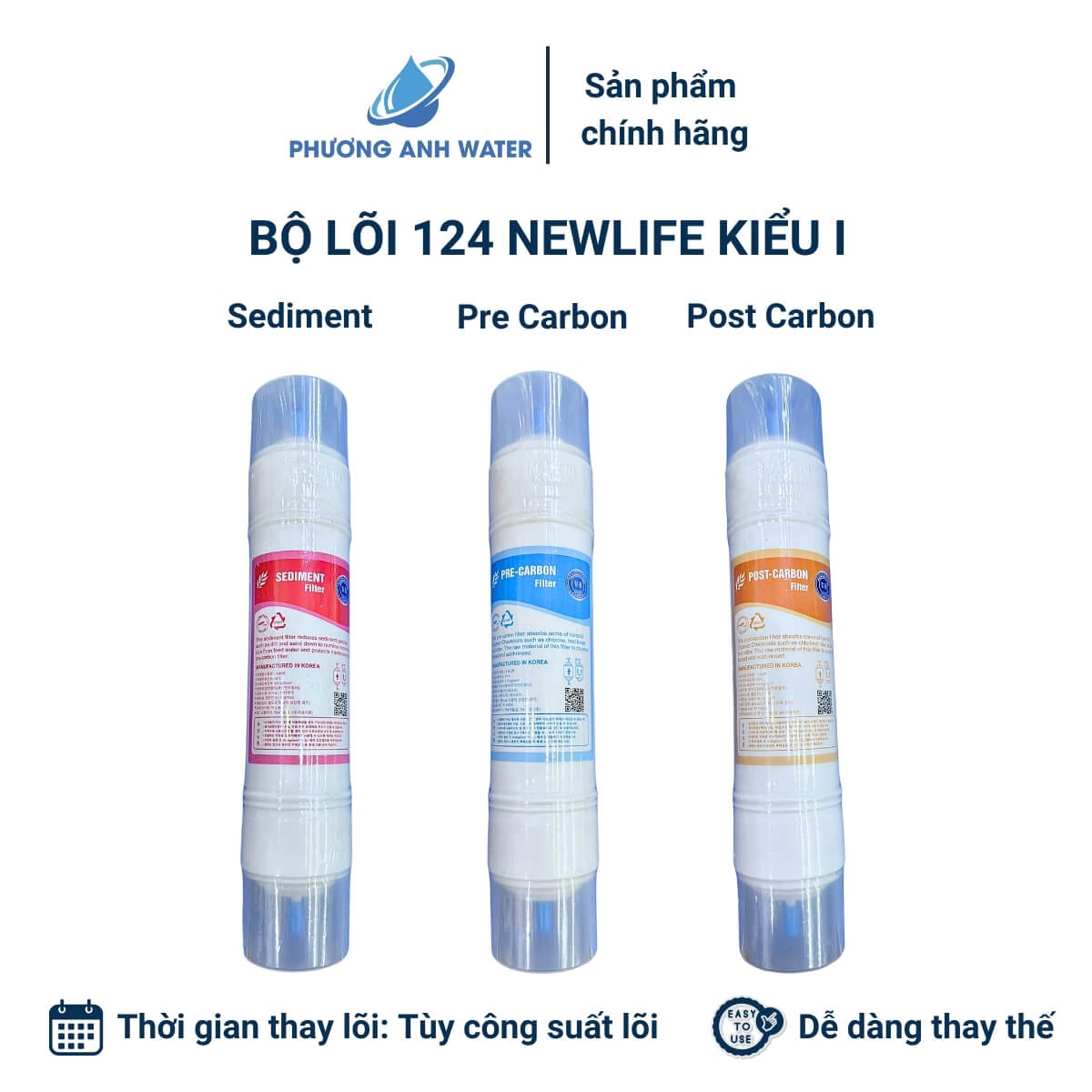 Lõi đúc nối nhanh chính hãng Newlife Hàn Quốc