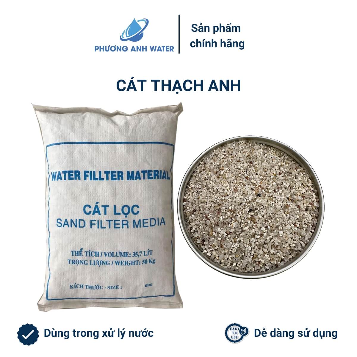 [Theo kg] Cát thạch anh Việt Nam