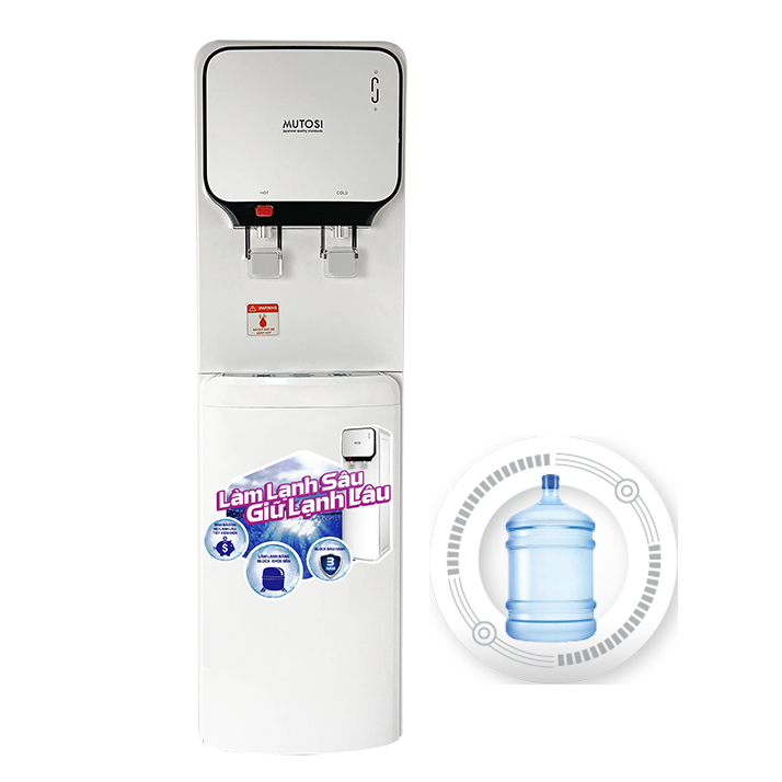 Cây nước nóng lạnh hút bình Mutosi MD-250