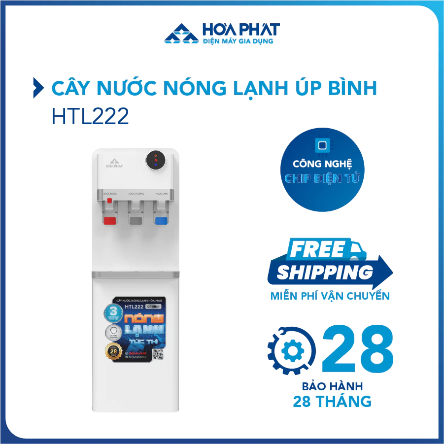 Cây nước nóng lạnh úp bình Hòa Phát HTL222
