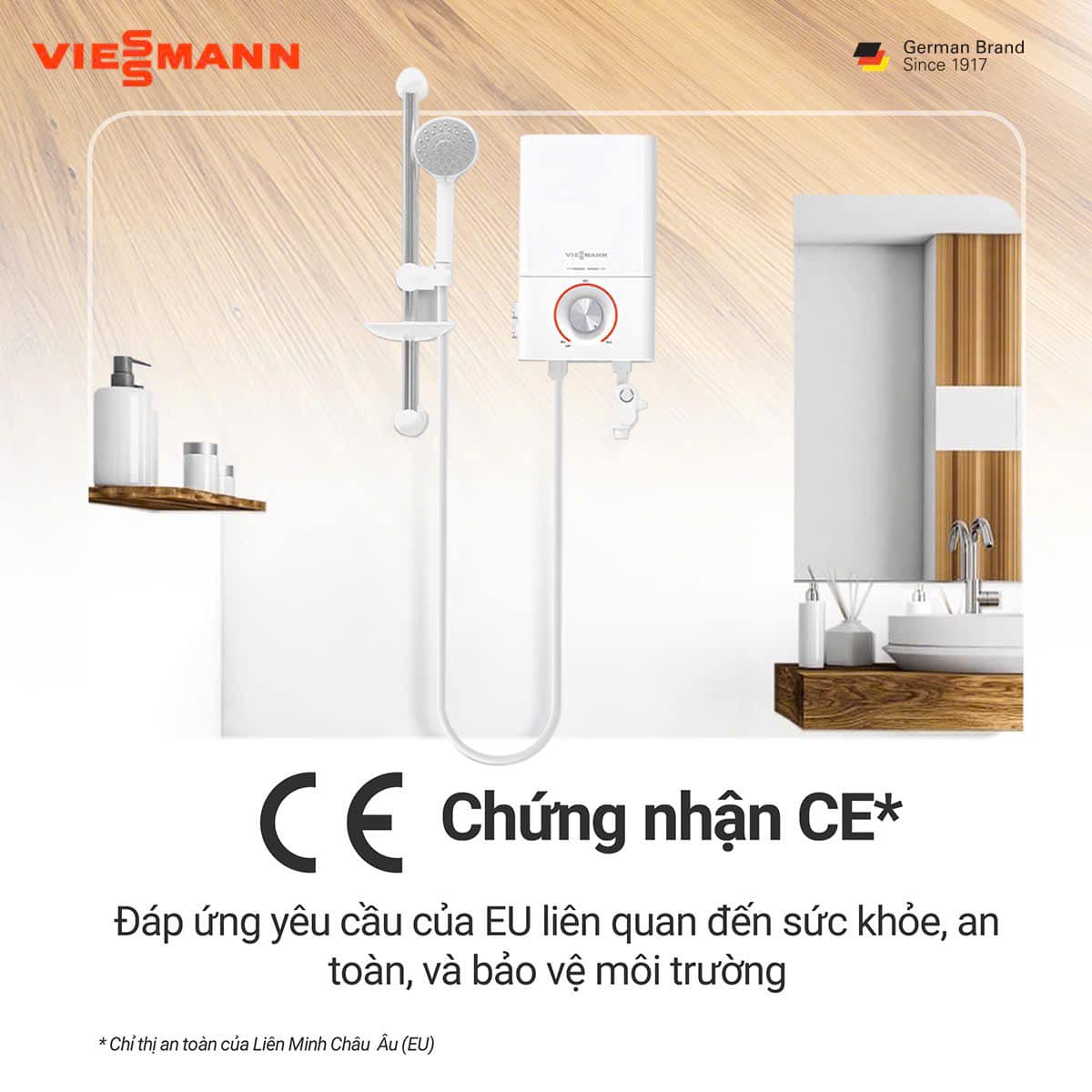 Máy nước nóng trực tiếp Vitowell easy Classic C1 35-V không bơm