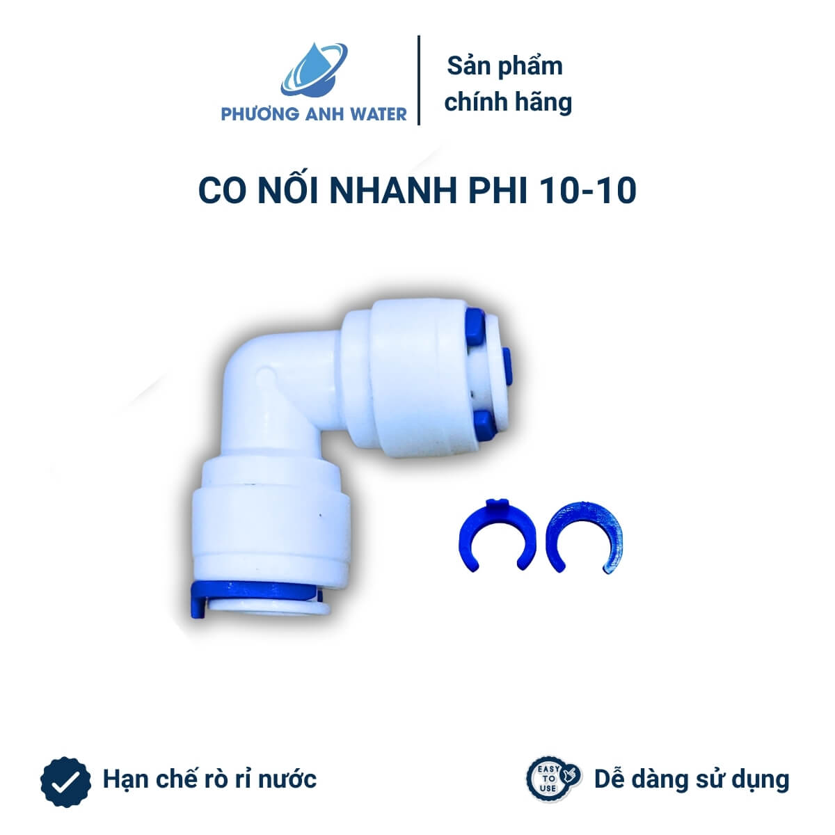 Co nối nhanh 2 đầu dây 10 dùng cho máy lọc nước