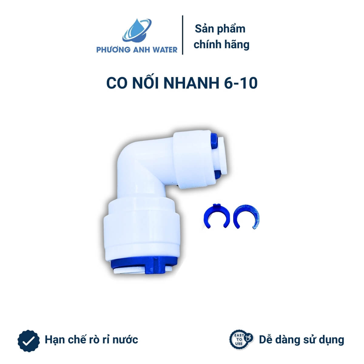 Cút chuyển nối nhanh dây 6 ra dây 10