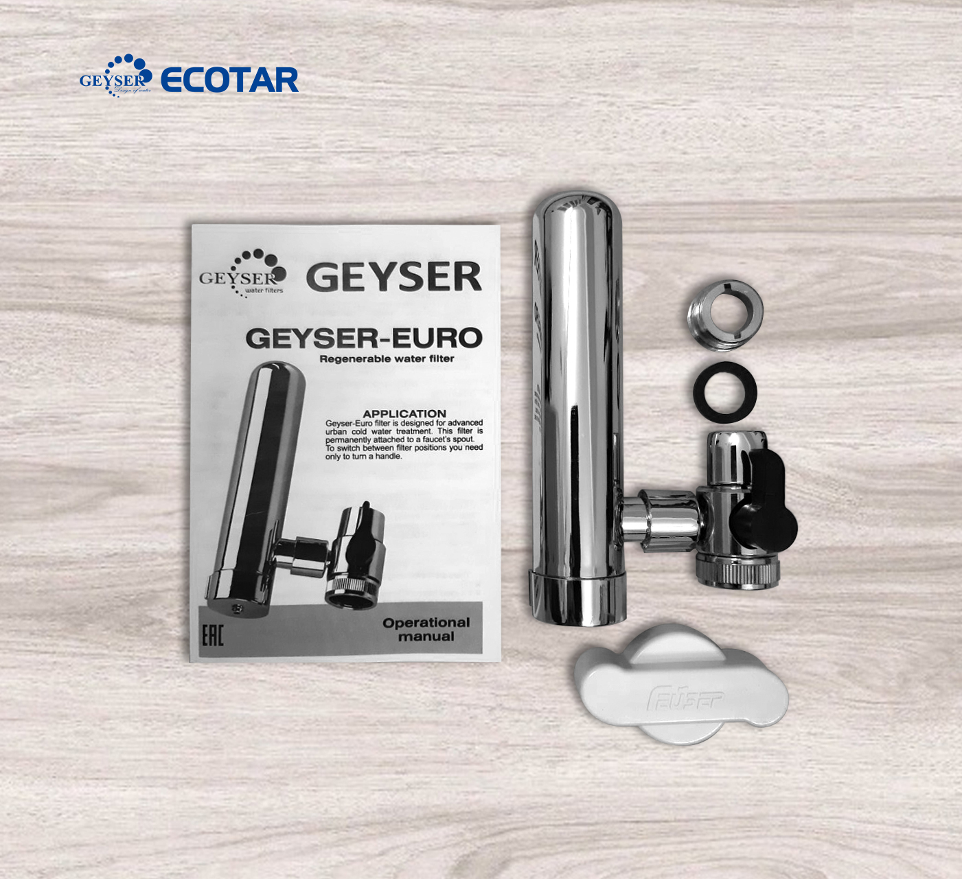 Máy lọc nước tại vòi Geyser Euro M