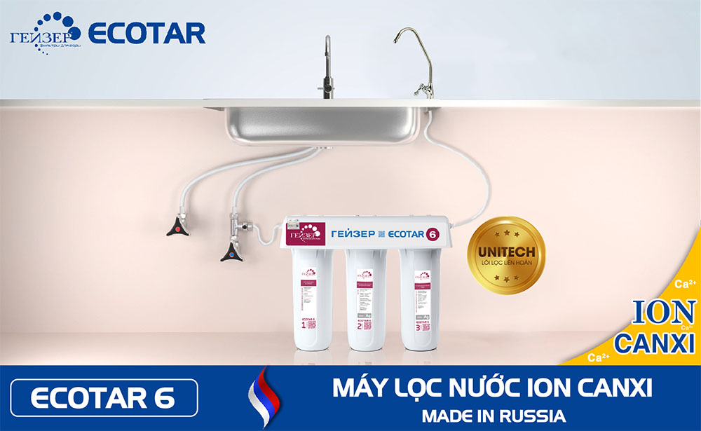 Máy lọc nước Nano Geyser Ecotar 6