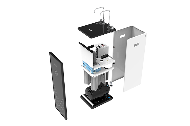 Máy lọc nước nóng nguội Karofi KAH-D10 10 lõi