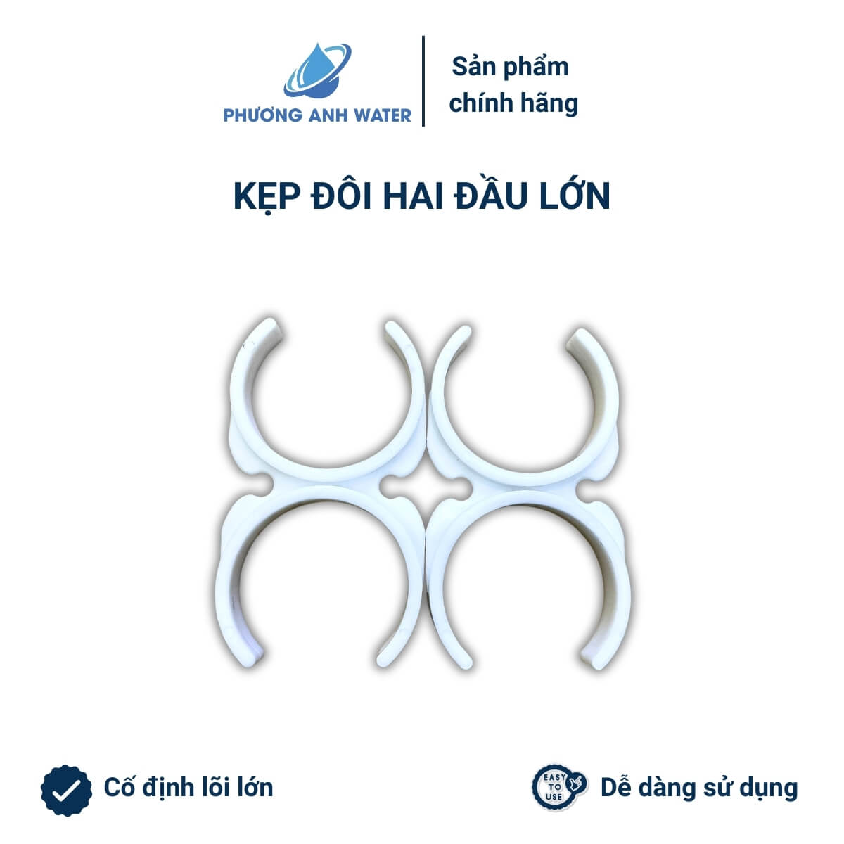 Kẹp cố định lõi (đơn và đôi) dùng cho máy lọc nước