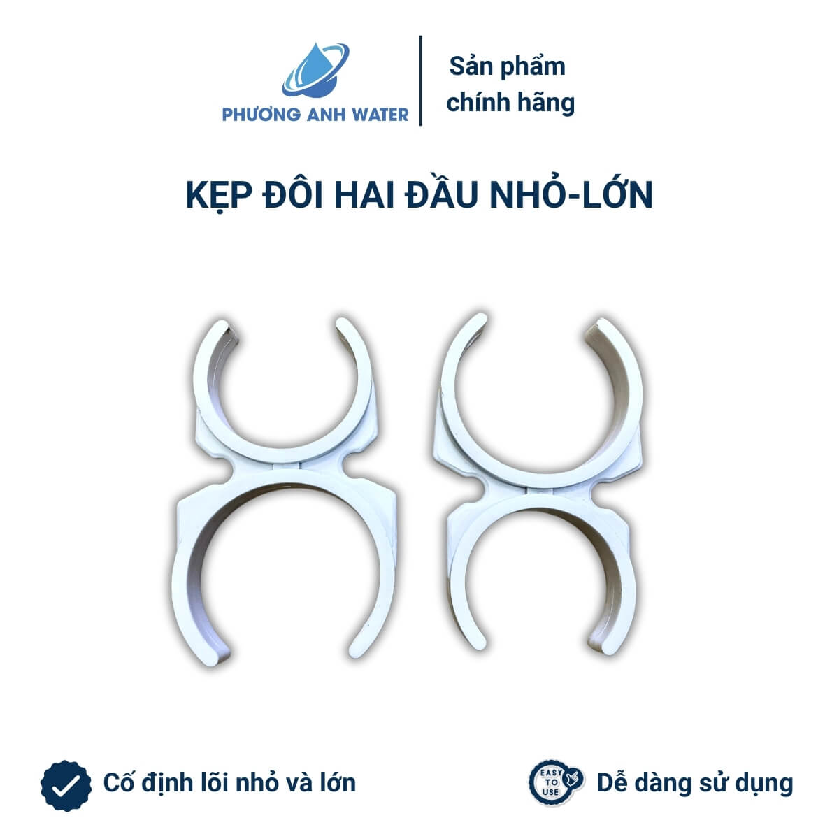 Kẹp cố định lõi (đơn và đôi) dùng cho máy lọc nước