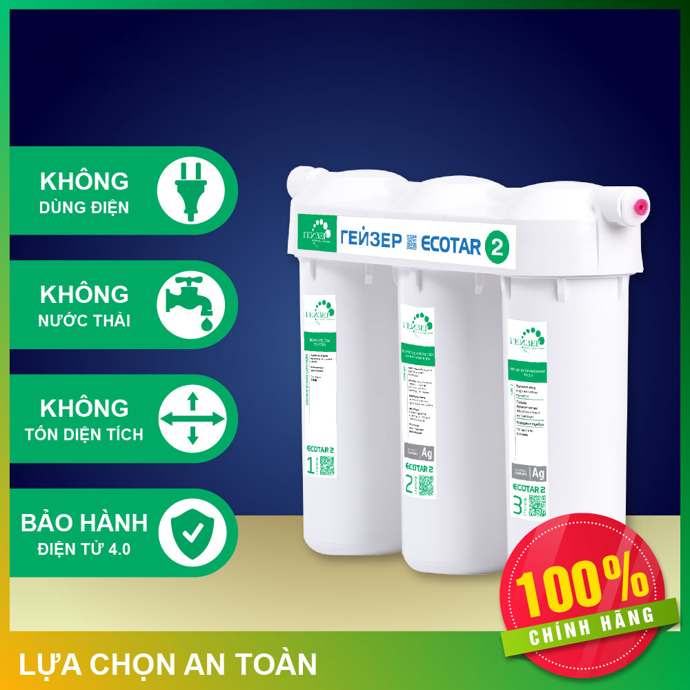 Máy lọc nước Nano Geyser Ecotar 2