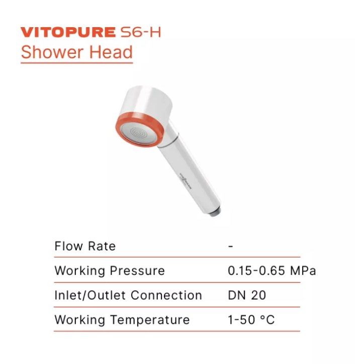 Thiết bị lọc nước vòi sen Viessmann Vitopure S6-H