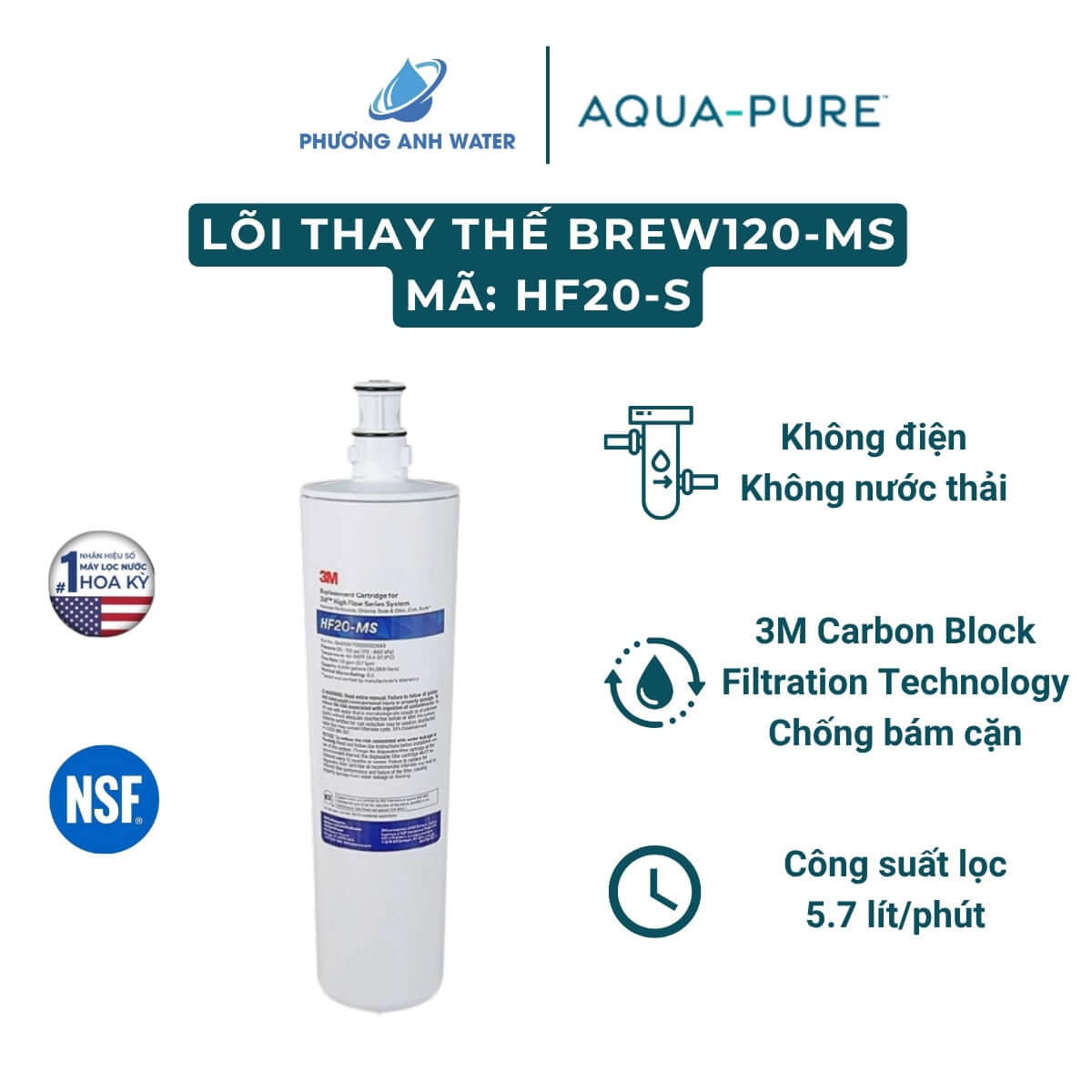 Máy lọc nước Nano Aqua-Pure™ BREW120-MS