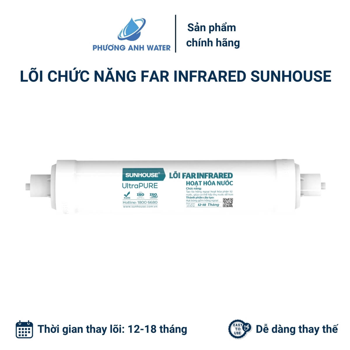 Bộ lõi chức năng 5678910 chính hãng Sunhouse