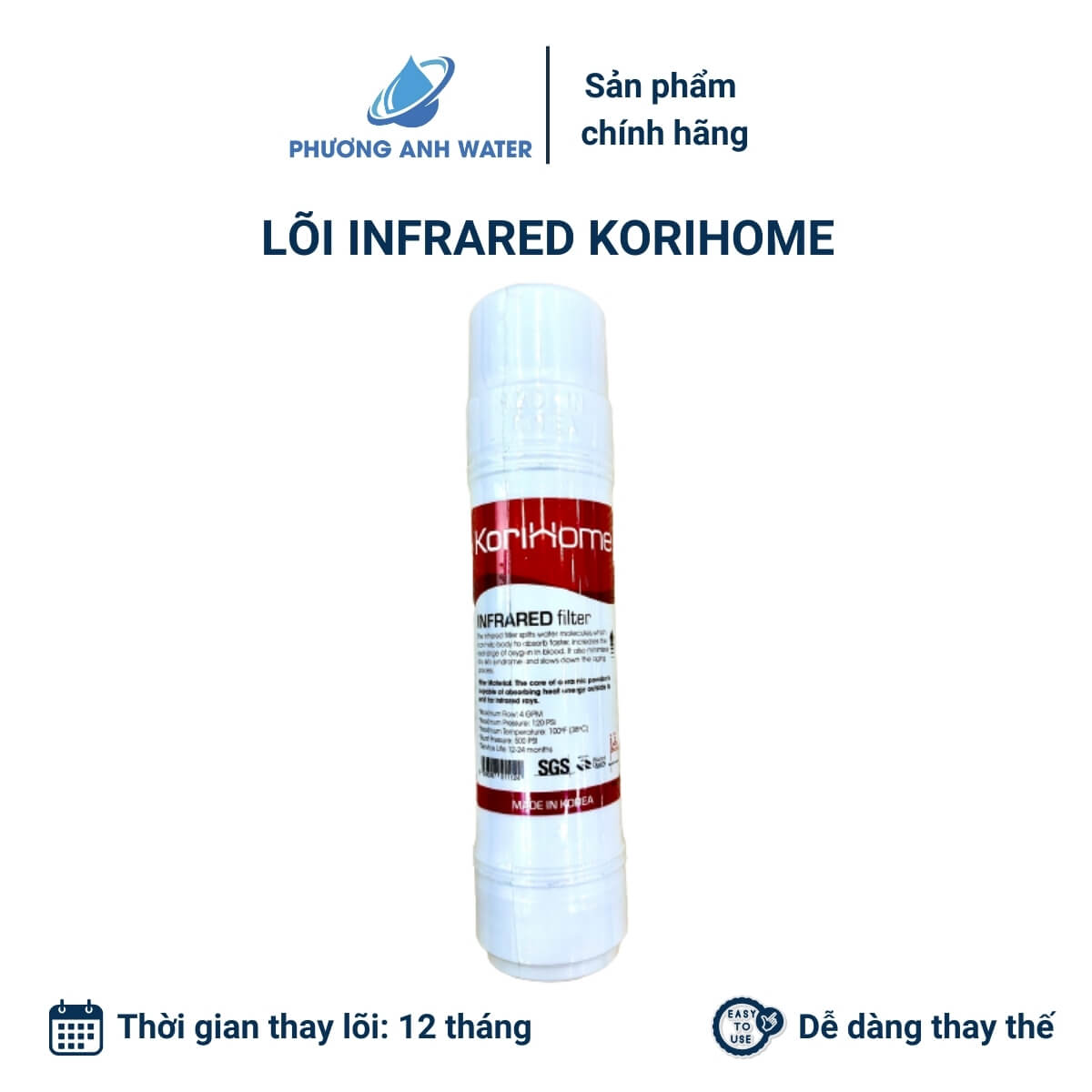Lõi đúc nối nhanh chính hãng Korihome Hàn Quốc