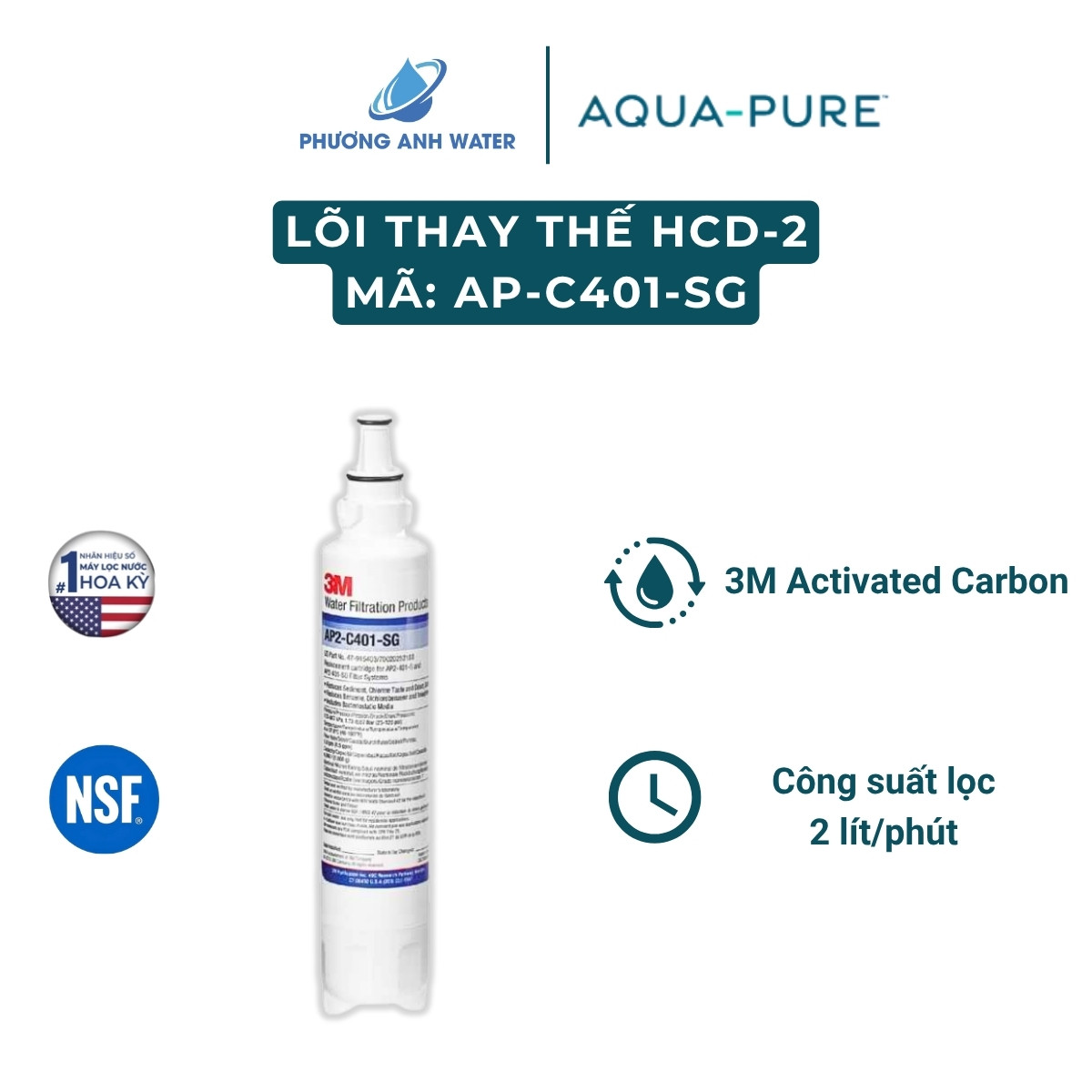 Máy lọc nước nóng lạnh Aqua-Pure™ HCD-2 để bàn
