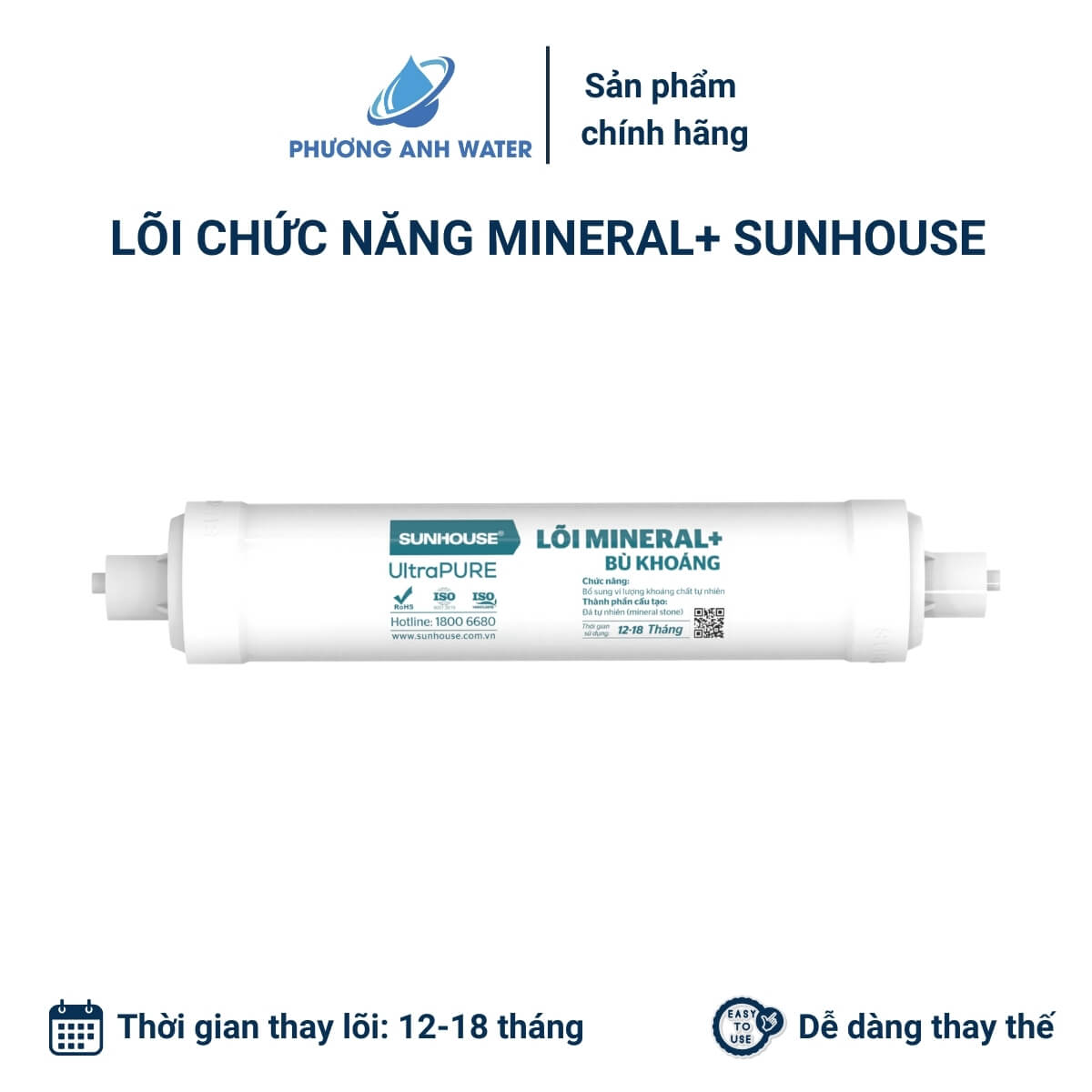 Bộ lõi chức năng 5678910 chính hãng Sunhouse