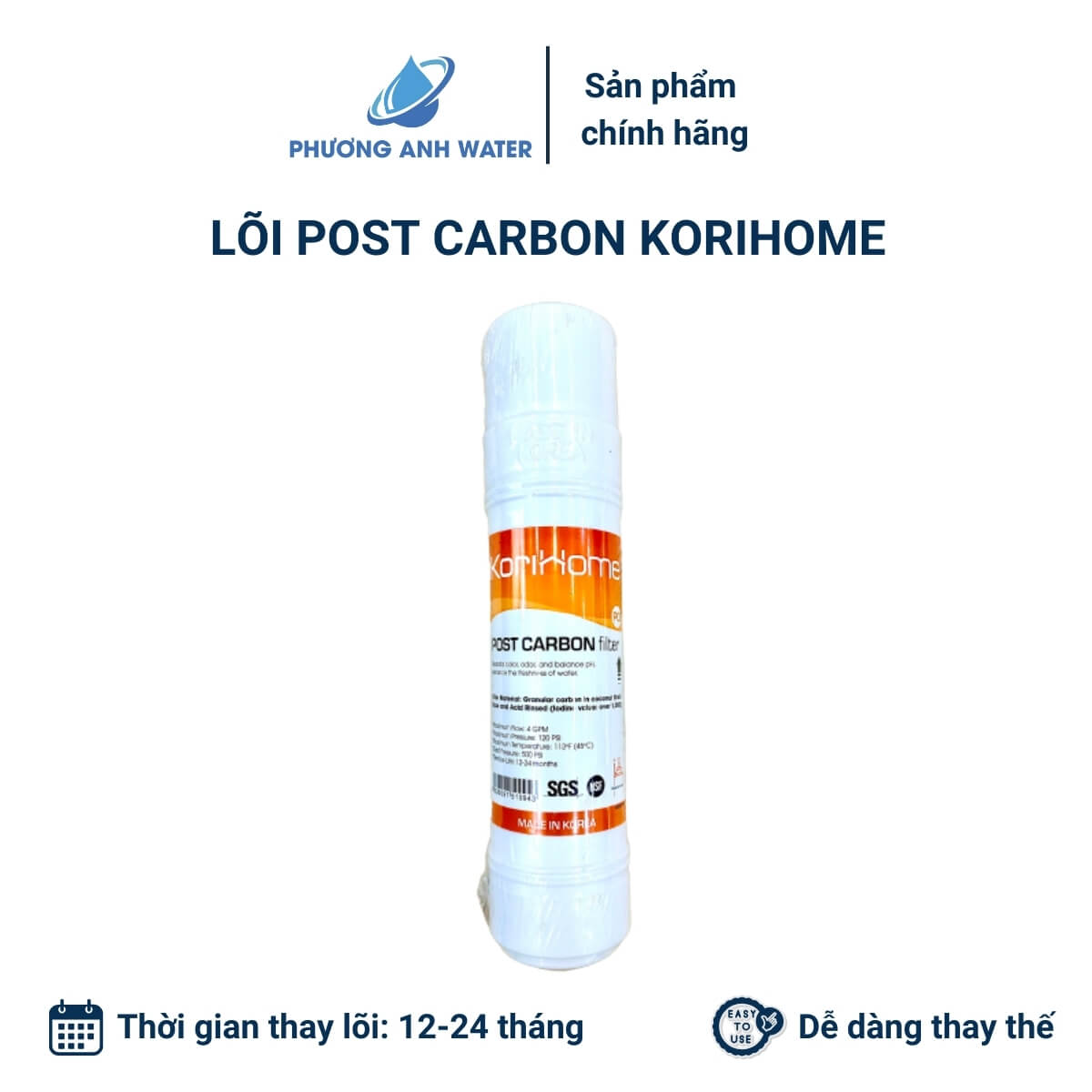 Lõi đúc nối nhanh chính hãng Korihome Hàn Quốc