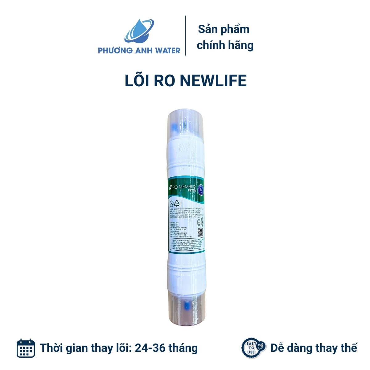 Lõi đúc nối nhanh chính hãng Newlife Hàn Quốc