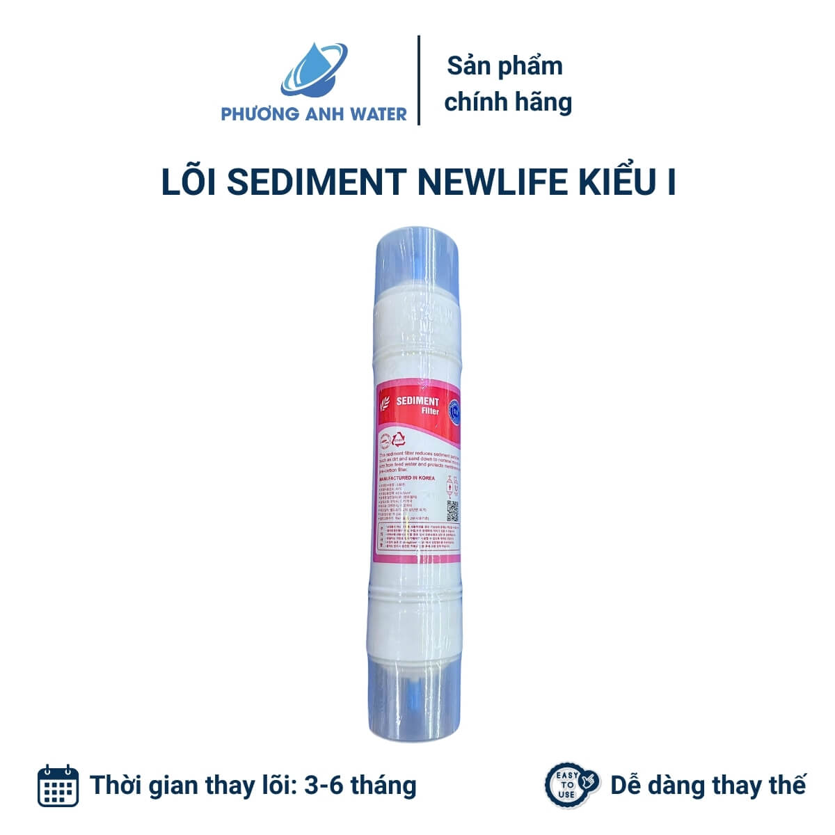 Lõi đúc nối nhanh chính hãng Newlife Hàn Quốc