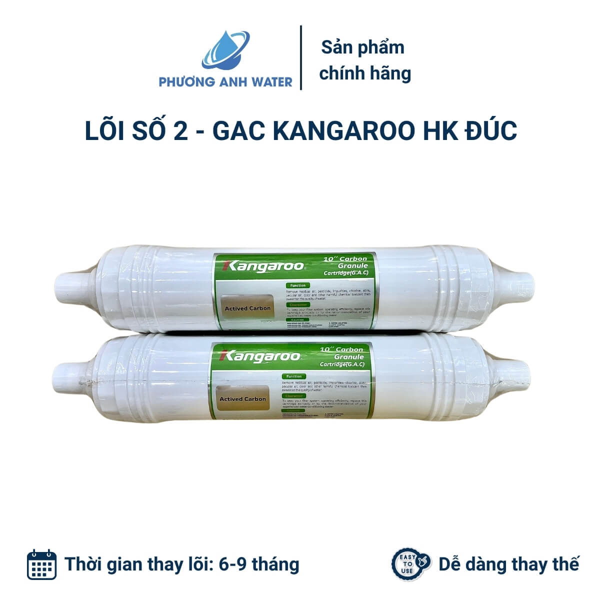 Bộ lõi 123 đúc nối nhanh HK chính hãng Kangaroo