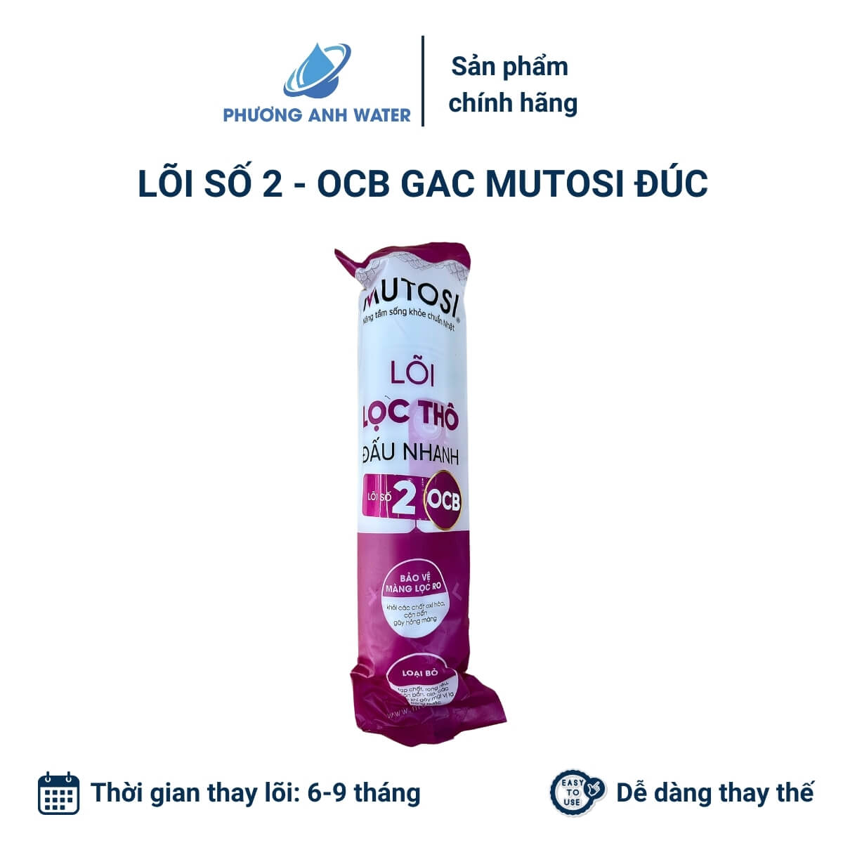 Bộ lõi đúc 123 nối nhanh chính hãng Mutosi