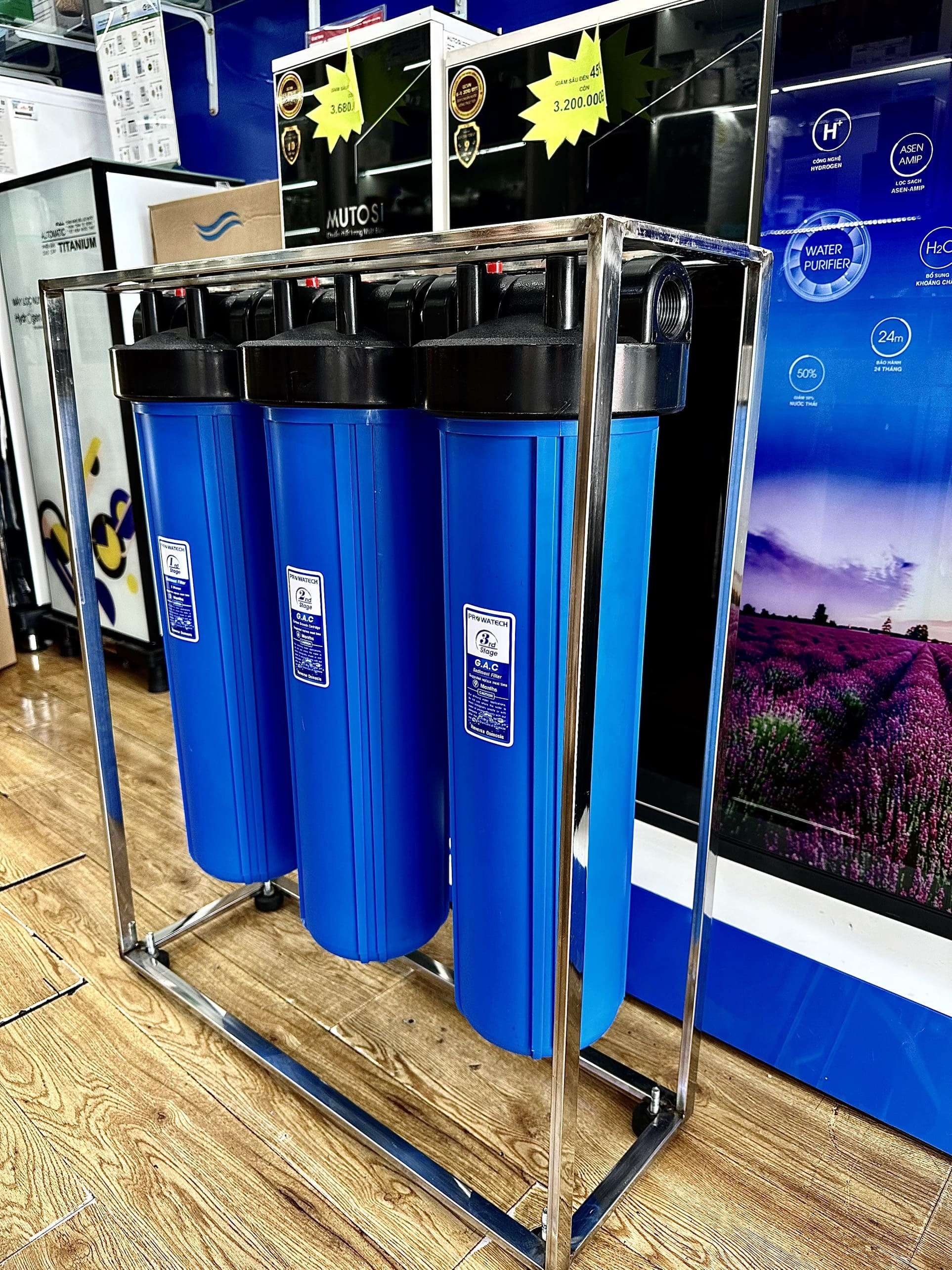 Bộ 3 cốc lọc đầu nguồn Bigblue 20 inch Việt Nam