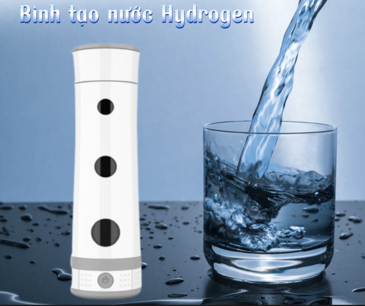 Bình điện phân tạo nước Hydro APH 4E Aqua Mini cầm tay