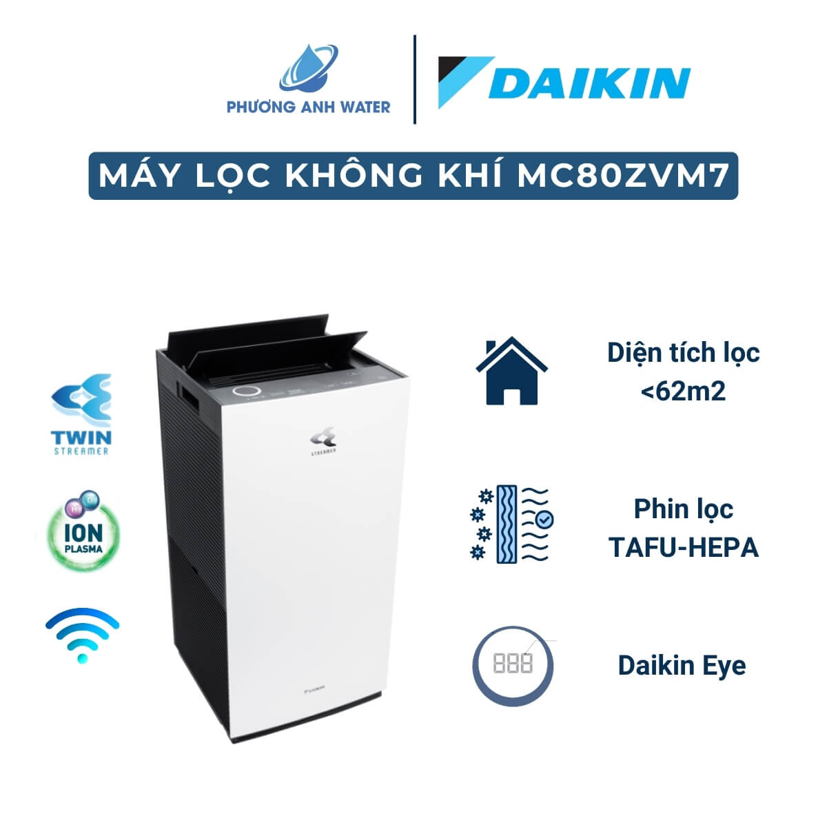 Máy lọc không khí Daikin MC80ZVM7