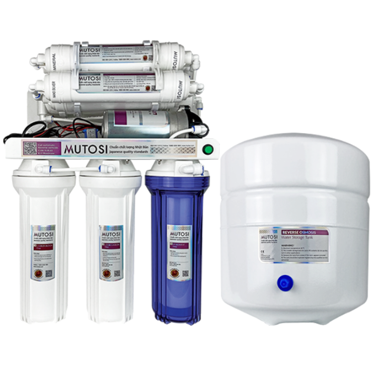 Máy lọc nước RO Mutosi MP-281 để gầm 8 lõi