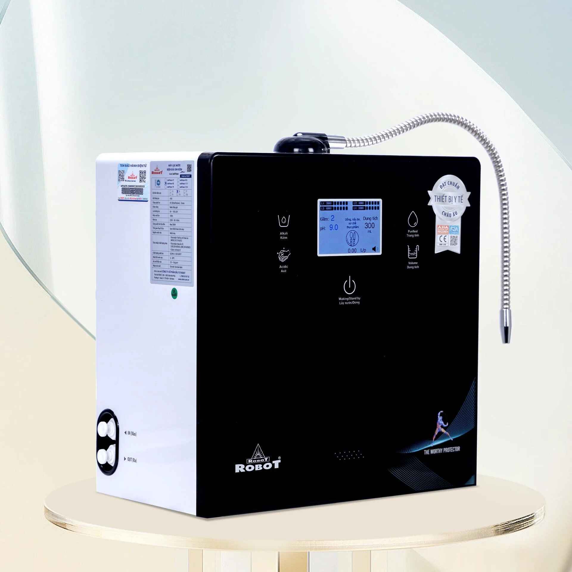 Máy lọc nước ION Kiềm Robot IONPRINCE 37 để bàn