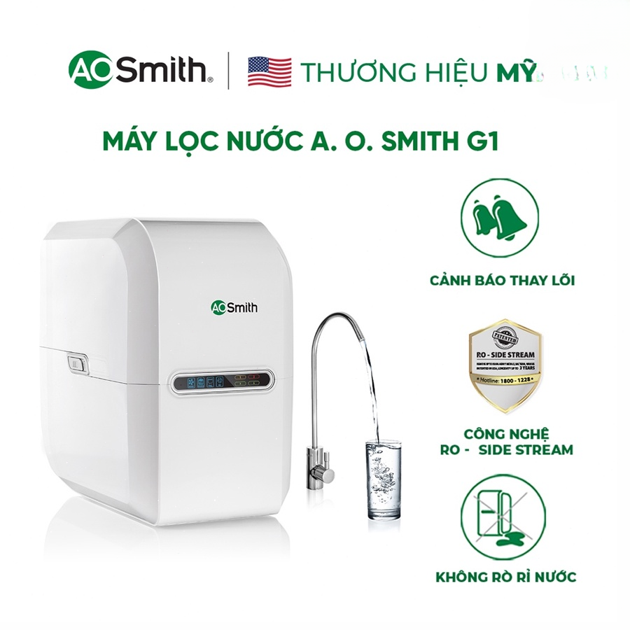Máy lọc nước RO A. O. Smith G1 5 lõi