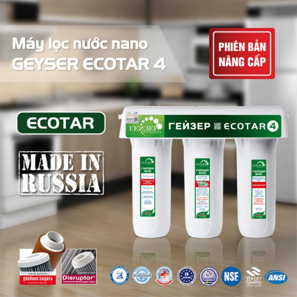 Máy lọc nước Nano Geyser Ecotar 4
