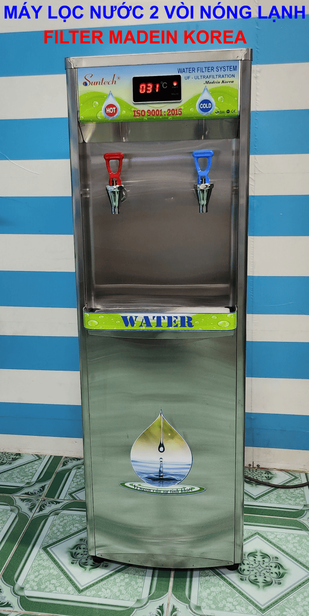 Máy lọc nước 2 vòi nóng lạnh Suntech ST-02UF 5 lõi