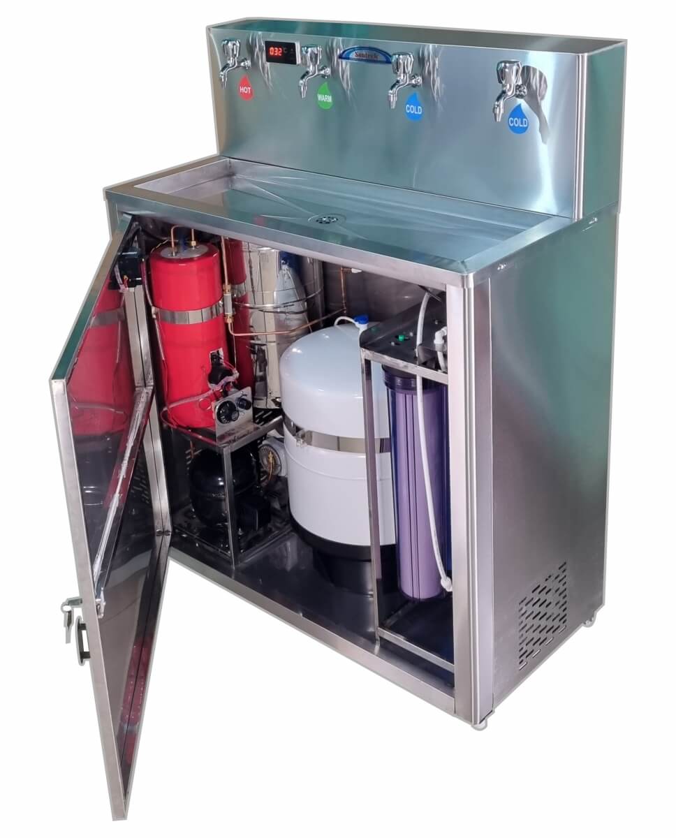 Máy lọc nước 4 vòi nóng lạnh nguội Suntech ST-043RO