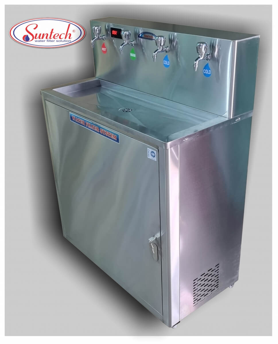 Máy lọc nước 4 vòi nóng lạnh nguội Suntech ST-043RO