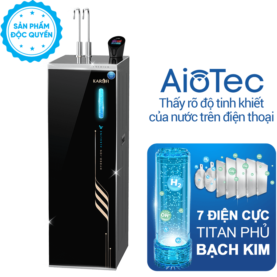 Máy lọc nước Karofi nóng lạnh Hydro-ION SA8 PREMIUM