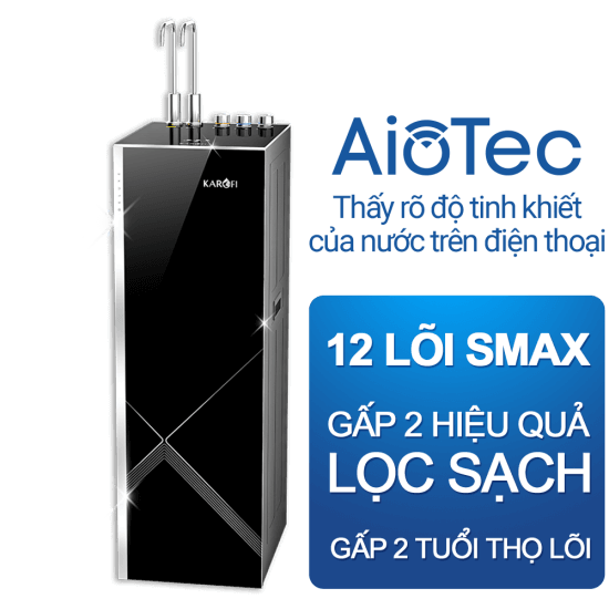 Máy lọc nước nóng lạnh Karofi KAD-M85 12 lõi