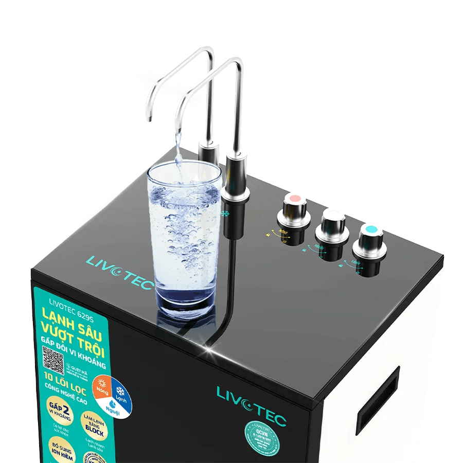 Máy lọc nước nóng lạnh Livotec 629S 10 lõi