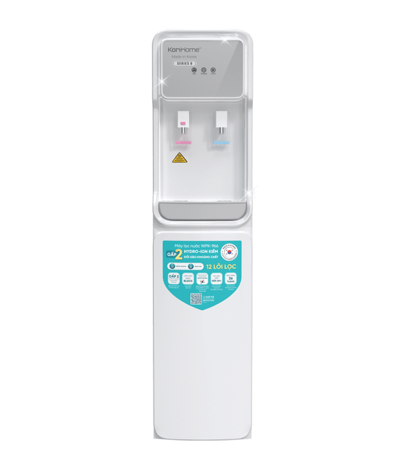 Máy lọc nước nóng lạnh Korihome WPK-966 12 lõi