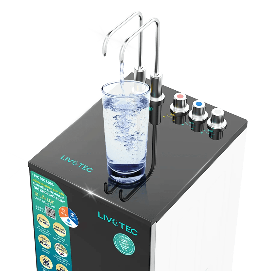 Máy lọc nước nóng lạnh Livotec 630S 10 lõi
