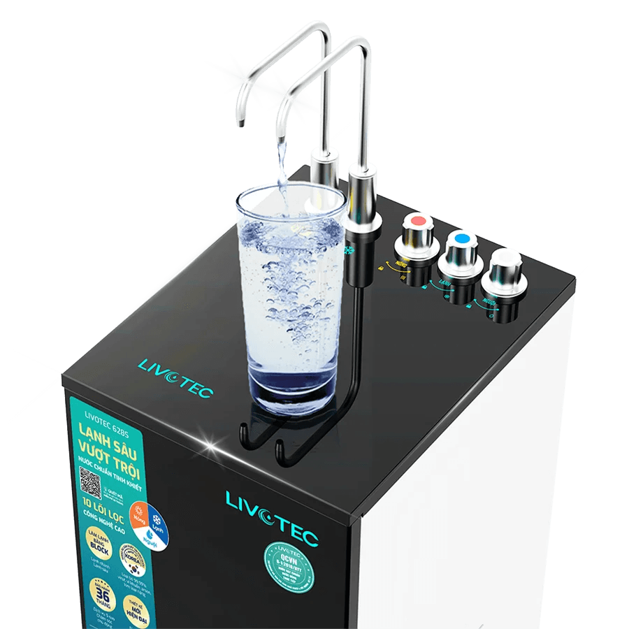 Máy lọc nước nóng lạnh Livotec 628S 10 lõi