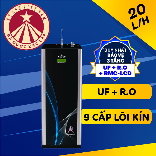 Máy lọc nước nóng lạnh Robot ELITE PRO 739GK-UR 9 lõi