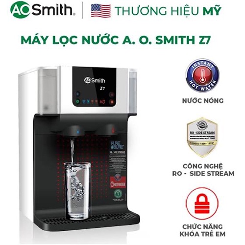 Máy lọc nước RO nước nóng A. O. Smith Z7 4 lõi
