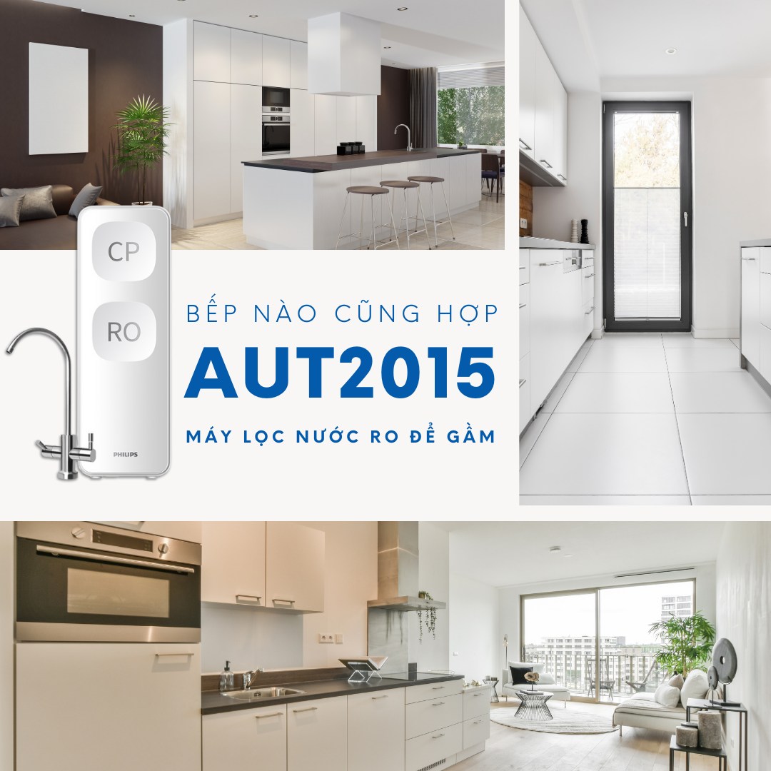 Máy lọc nước RO Philips AUT2015/74 để gầm 2 lõi