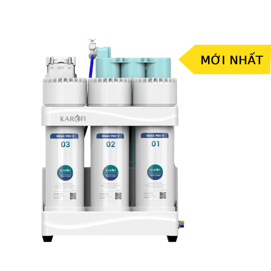 Máy lọc nước RO Karofi KAQ-U50K để gầm 10 lõi