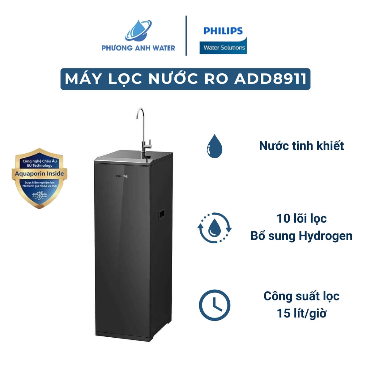 Máy lọc nước RO Philips ADD8911/74 10 lõi