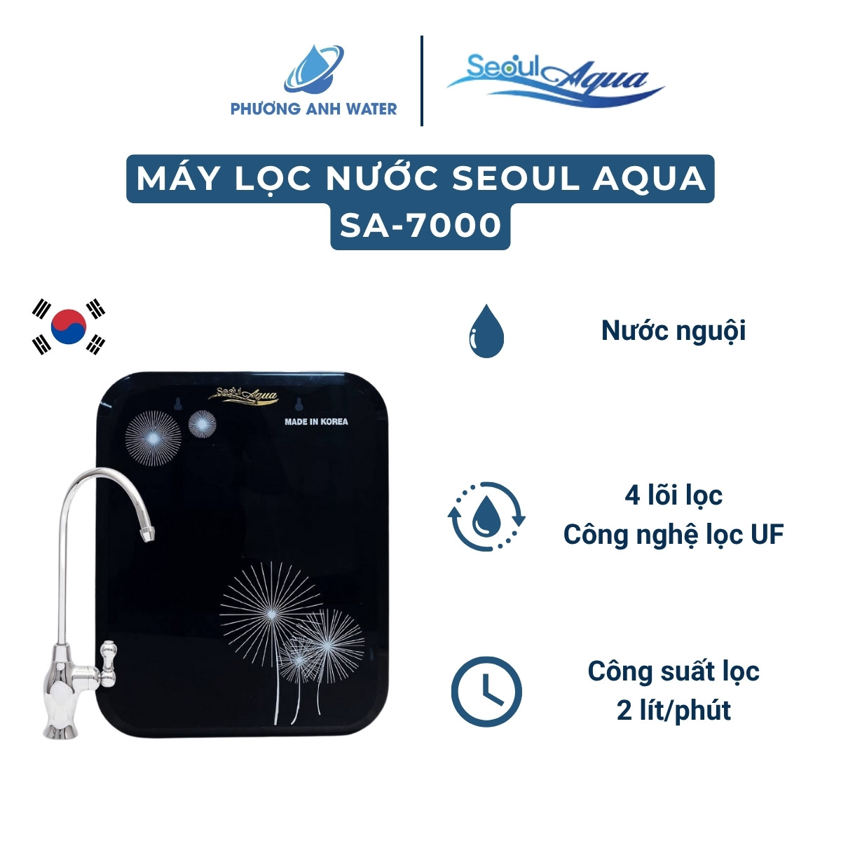 Máy lọc nước UF Seoul Aqua SA-7000 4 lõi