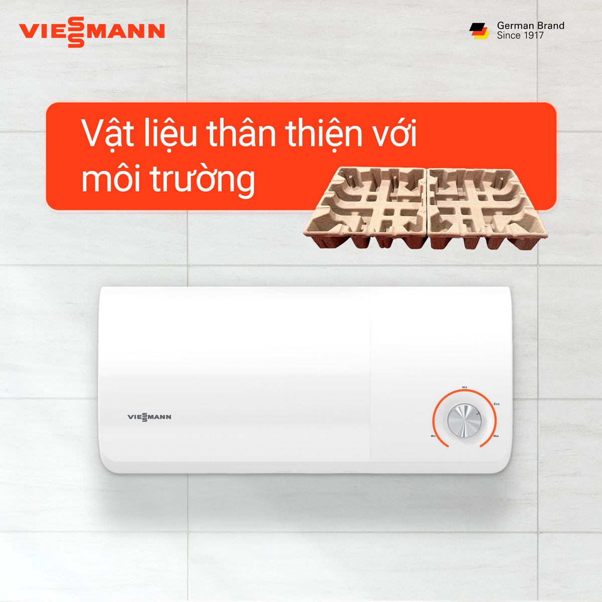 Máy nước nóng gián tiếp Vitowell Comfort Premium P2 S15, S20 & S30