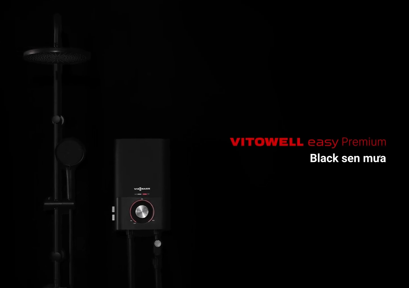 Máy nước nóng trực tiếp Vitowell easy Premium P1 45P-V Black