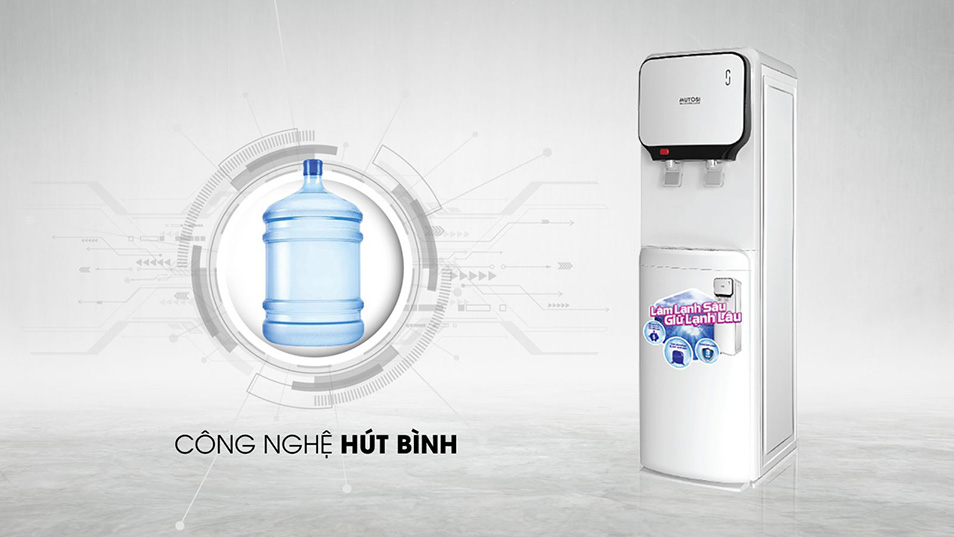 Cây nước nóng lạnh hút bình Mutosi MD-250